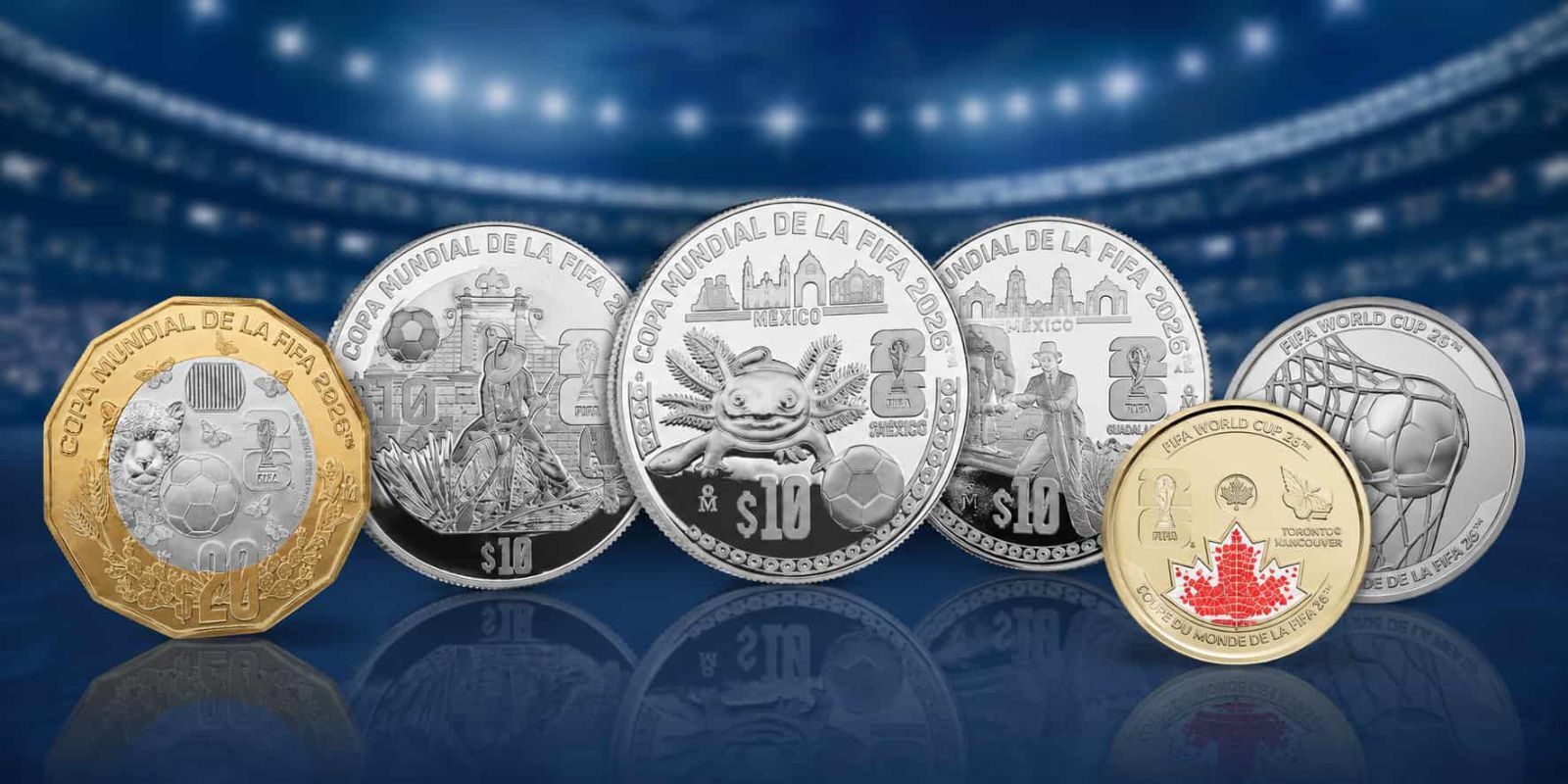 Monedas del Mundial 2026