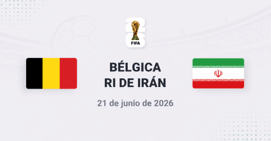 Bélgica vs RI de Irán