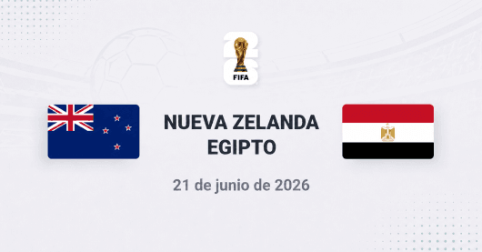 Nueva Zelanda vs Egipto